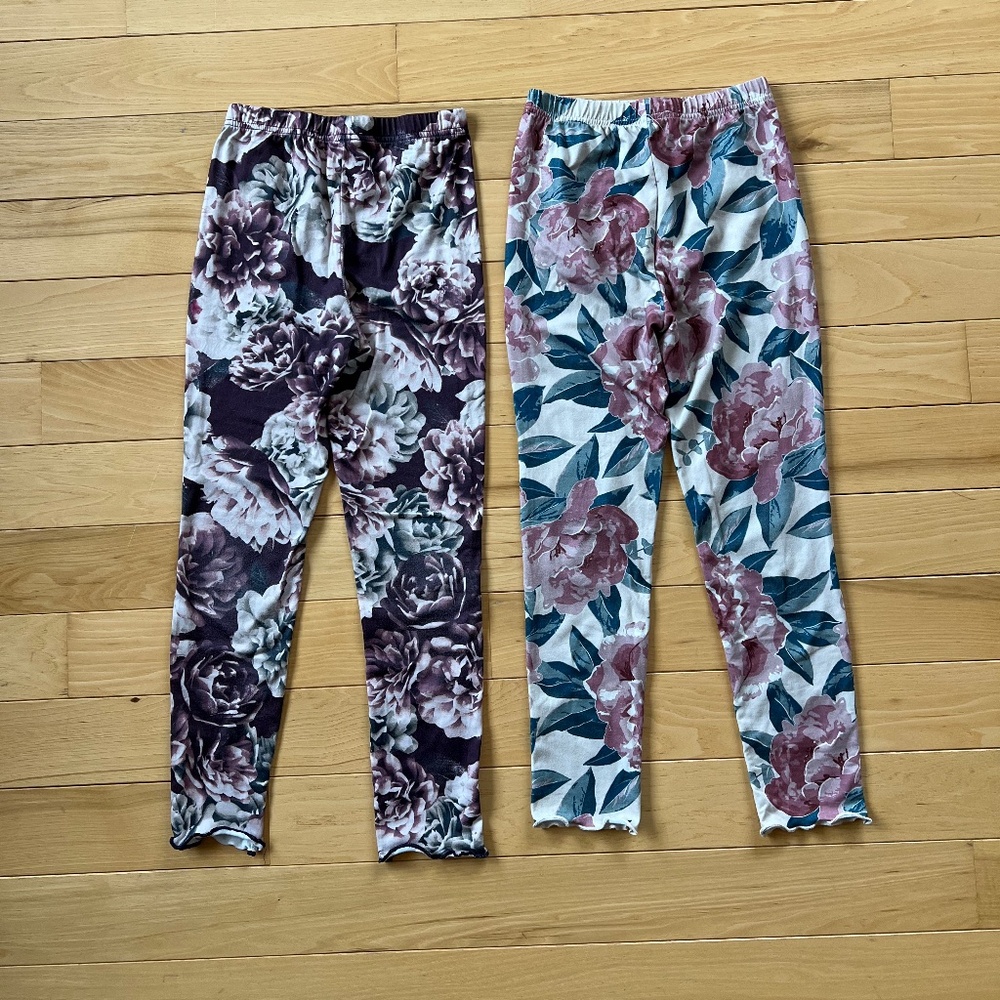 Joyfolie Set of 2 Leggings Sz 7 - Picture 5 of 9